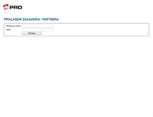Tablet Screenshot of help.m-pro.cz