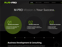 Tablet Screenshot of m-pro.ca